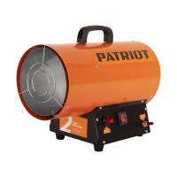 Калорифер газовый PATRIOT GS 12, 12 кВт, 320 мᵌ/ч, пьезо поджиг, редуктор, шланг.