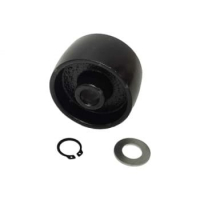 Колесо металлическое переднее неповоротное для домкрата подкатного GWJ-030-1 Колесо металлическое переднее неповоротное для домкрата подкатного GWJ-030-1