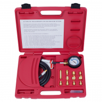 Манометр для измерения давления масла, 0-21 бар, комплект адаптеров МАСТАК 120-20012C Манометр для измерения давления масла, 0-21 бар, комплект адаптеров МАСТАК 120-20012C