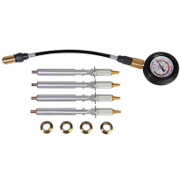 Компрессометр дизельный GrunBaum CR-50 с переходниками, набор Компрессометр дизельный GrunBaum CR-50 с переходниками, набор