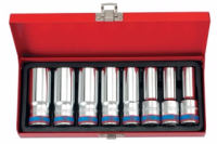 Набор глубоких торцевых головок 1/2 двенадцатигранные, 8 предметов king tony 4208mr01 Набор глубоких торцевых головок 1/2 двенадцатигранные, 8 предметов king tony 4208mr01