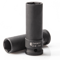 CS122017C Головка торцевая тонкостенная длинная ударная для литых дисков 1/2", 17 мм