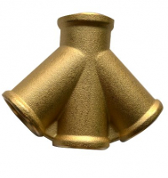 HUBERTH RP208355 Разветвитель с внутренней резьбой на 3 выхода, 4 х 1/2", упаковка 5 шт.