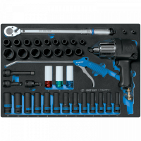 Набор пневмоинструмента 1/2"" с принадлежностями, ложемент, 41 предмет