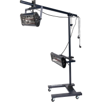 OPT-F22 Двухкассетная мобильная ИК сушка на двухсекционной стойке