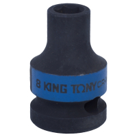 Головка торцевая ударная шестигранная 1/2", 08 мм KING TONY 453508M Головка торцевая ударная шестигранная 1/2", 08 мм KING TONY 453508M