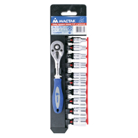 Набор торцевых головок с трещоткой МАСТАК 0-3011H Набор торцевых головок с трещоткой МАСТАК 0-3011H