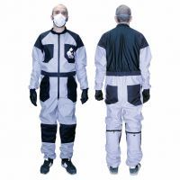 Комбинезон рабочий PROFI Plus серый с черными вставками размер XXXL Русский Мастер