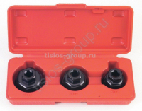 Набор съемников маслянных фильтров (чашки) 27-36мм 3пр. в кейсе 61921 "FORCE"