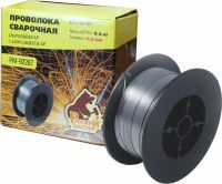 Проволока сварочная ПОРОШКОВАЯ самозащитная (0,4кг) 0,8мм E71T-GS-04 в коробке Русский Мастер