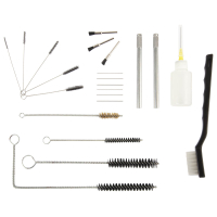 GS-10 Набор для чистки краскопультов, в комплекте 17 щеточек