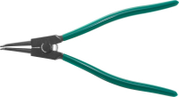 Jonnesway P18012D Щипцы изогнутые для стопорных колец удлиненные с ПВХ рукоятками, разжим, 85-165 мм, 3.5-4.0 мм, 310 мм