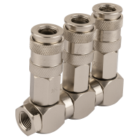 HRS-SRT Разветвитель с вращающимися соединениями, с тремя БРС 1/4"-1/4"