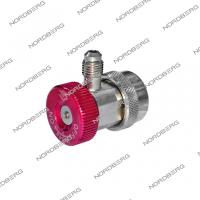 Муфта быстросъемная R134a высокое давление, красная NORDBERG ЦБ-0007939