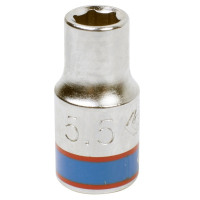 Головка торцевая стандартная шестигранная 1/4", 5,5 мм KING TONY 233555M