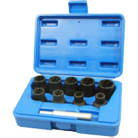 Набор торцевых головок для поврежденных гаек и болтов МАСТАК 109-30010C Набор торцевых головок для поврежденных гаек и болтов МАСТАК 109-30010C