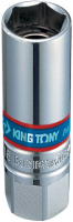 Головка свечная шестигранная 3/8", 16 мм, магнитный фиксатор KING TONY 366516 Головка свечная шестигранная 3/8", 16 мм, магнитный фиксатор KING TONY 366516