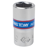 Головка торцевая стандартная шестигранная 1/4", 9 мм KING TONY 233509M