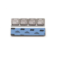 Самоклеющиеся тонкие балансировочные грузики CLIPPER 0063T (15шт) 4*50г