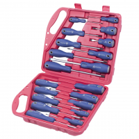 Набор отверток в пластиковом кейсе, 20 предметов МАСТАК 04-20C Набор отверток в пластиковом кейсе, 20 предметов МАСТАК 04-20C