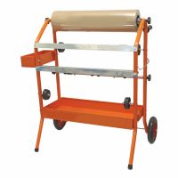 Стойка для двух рулонов маскировочной бумаги до 60см с автонаклейкой малярной ленты Русский Мастер Стойка для двух рулонов маскировочной бумаги до 60см с автонаклейкой малярной ленты Русский Мастер