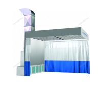 Пост подготовки к окраске NB100B с колоннами NORDBERG Пост подготовки к окраске NB100B с колоннами NORDBERG