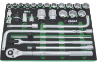 TTF-30 Ложемент 3/4" с набором головок и аксессуары