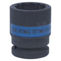 Головка торцевая ударная двенадцатигранная 3/4", 32 мм KING TONY 653032M Головка торцевая ударная двенадцатигранная 3/4", 32 мм KING TONY 653032M