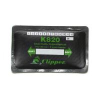 CLIPPER K820 Пластыри кордовые для ремонта радиальных шин 76х125мм./2 слоя корда, набор 10 шт.