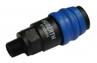 HUBERTH RP208404 Быстроразъемное соединение "папа" с наружной резьбой 1/4", упаковка 10 шт.