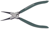 Jonnesway AG010002 Щипцы прямые для стопорных колец с ПВХ рукоятками, сжим, 180 мм, 19-60 мм