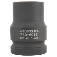 WDK-760-6019 Головка ударная 3/4", 6 граней, 19 мм