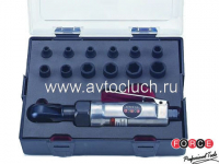 K2139-2 1/4" Пневмотрещотка 40,5Нм (4,5кг) 240 об.мин.с набором 6гр.ударных головок 13 пр. K2139-2 1/4" Пневмотрещотка 40,5Нм (4,5кг) 240 об.мин.с набором 6гр.ударных головок 13 пр.