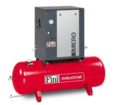 FINI MICRO SE 3.0 Винтовой компрессор на ресивере 200л. FINI MICRO SE 3.0 Винтовой компрессор на ресивере 200л.