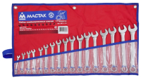Набор комбинированных ключей МАСТАК 0211-17P Набор комбинированных ключей МАСТАК 0211-17P