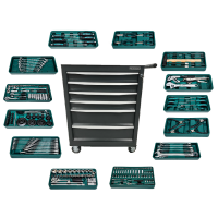 Rossvik Тележка инструментальная T06-7016, 6 выдвижных ящиков, ц/замок, 786*464*900hмм Rossvik Тележка инструментальная T06-7016, 6 выдвижных ящиков, ц/замок, 786*464*900hмм