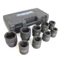 OPT-80109 Набор ударных головок 1", 27-50 мм, 9 предметов