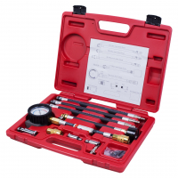 Компрессометр бензиновый, 0-21 атм, кейс, 19 предметов МАСТАК 120-10019C Компрессометр бензиновый, 0-21 атм, кейс, 19 предметов МАСТАК 120-10019C