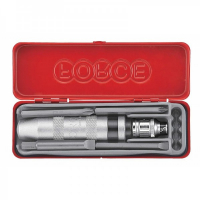 Отвертка ударная с набором вставок 6пр. удлиненных 5064L "FORCE"