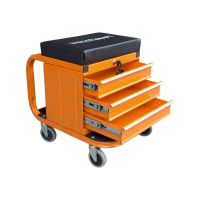 WiederKraft Табурет механика WDK-65862 с инструментальными ящиками, до 160 кг