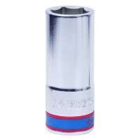 Головка торцевая глубокая шестигранная 3/4", 24 мм KING TONY 623524M Головка торцевая глубокая шестигранная 3/4", 24 мм KING TONY 623524M