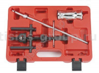 66620 Съёмник внутренних подшипников D=12мм-38мм опорный, с обратным молотком 3пр. 66620 Съёмник внутренних подшипников D=12мм-38мм опорный, с обратным молотком 3пр.