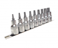 Набор бит-головок 1/2" TORX T20-T60 9 предметов JTC Набор бит-головок 1/2" TORX T20-T60 9 предметов JTC
