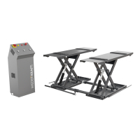 WDK-505Z Подъемник ножничный мобильный шиномонтажный 3 тонны, 220В