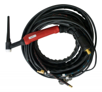 Горелка TIG 18 320A (100%), TIG 315, 4m, (Trak-50MMQ+б/р вода) с упр. разъёмами 2-3-5-7pin Горелка TIG 18 320A (100%), TIG 315, 4m, (Trak-50MMQ+б/р вода) с упр. разъёмами 2-3-5-7pin
