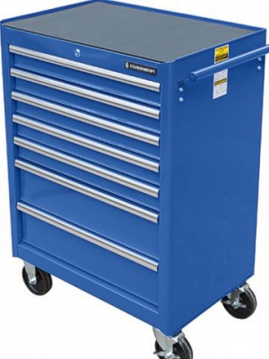 BTD-270071CS Тележка инструм. КР на колесах 7 ящ.