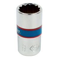 Головка торцевая стандартная двенадцатигранная 1/4", 9 мм KING TONY 233009M