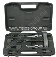 666A01 Съемник подшипников двухлапый прямой, с оправками для их запресовки,16пр. 666A01 Съемник подшипников двухлапый прямой, с оправками для их запресовки,16пр.