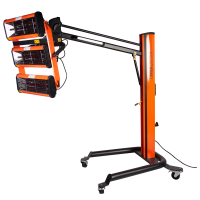 WDK-3D Трехкассетная мобильная ИК сушка на пантографической стойке с гидроцилиндром