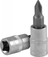 Ombra 114402 Насадка торцевая 1/4"DR с вставкой-битой крестовой, РН2 Ombra 114402 Насадка торцевая 1/4"DR с вставкой-битой крестовой, РН2